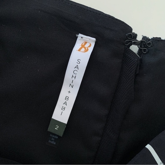 Sachin & Babi Grid Print Mini Skirt z 2 A-Line Colorblock - Picture 4 of 7